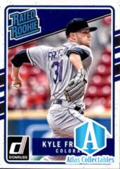 2017 Panini Chronicles Donruss Rated Rookies Kyle Freeland #215 Rookie